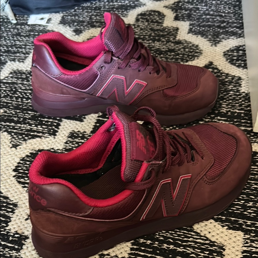 New Balance Maroon Athletic Shoes